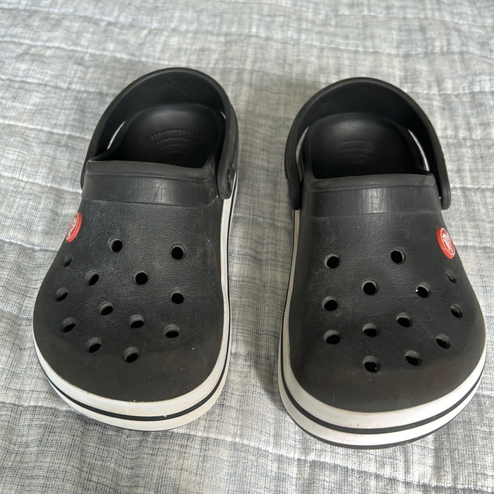 Kids Black Crocs Crocband Clog